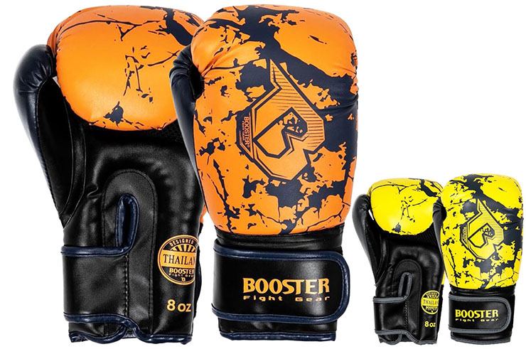 Luvas de Boxe, Crianças - Marble Néon, Reforço