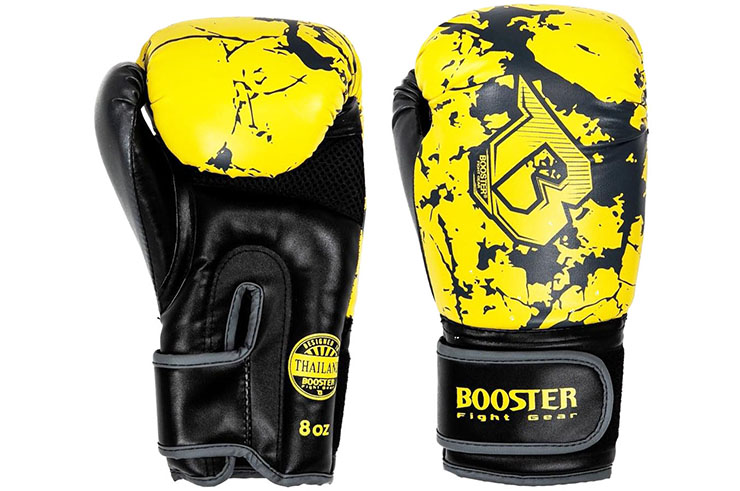 Luvas de Boxe, Crianças - Marble Néon, Reforço
