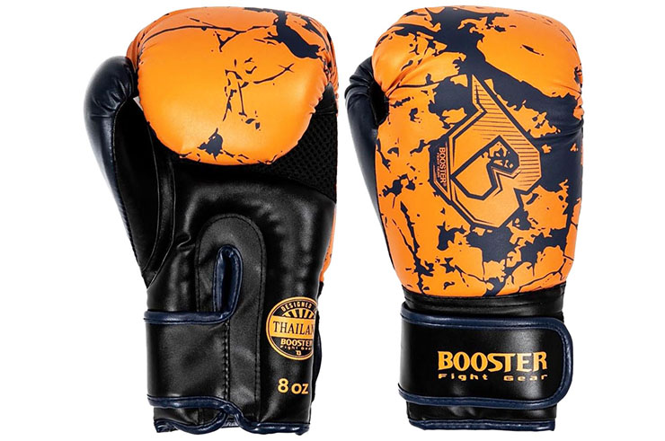 Luvas de Boxe, Crianças - Marble Néon, Reforço