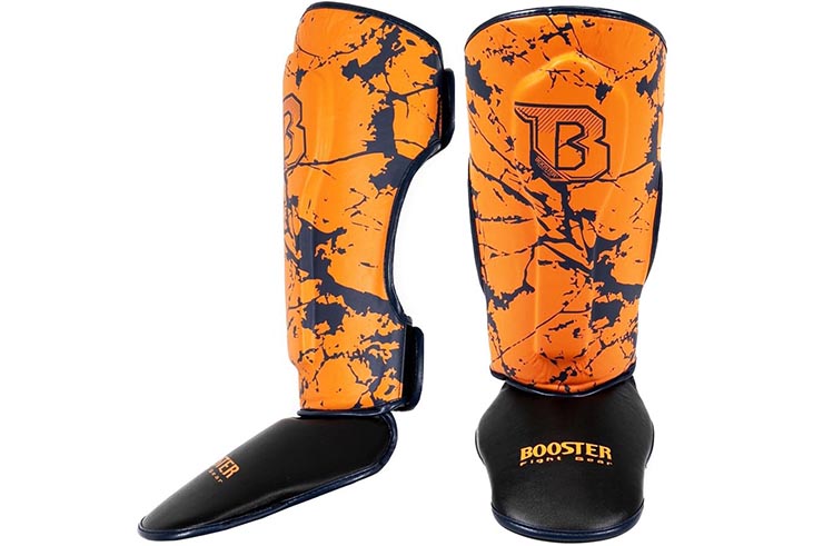 Step & Shinguards, Kids - Marble Neon, Booster
