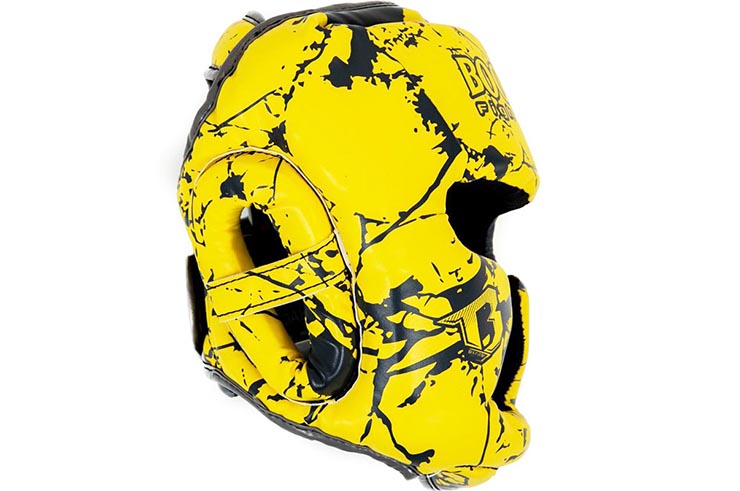 Full face helmet, Kids - Marble Neon, Booster