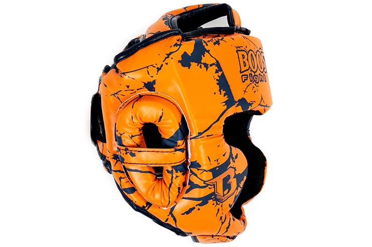 Full face helmet, Kids - Marble Neon, Booster