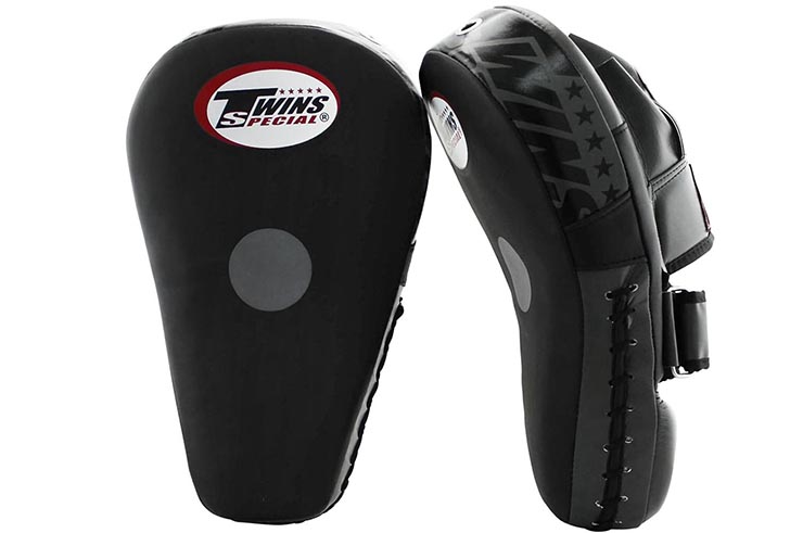 Curved focus mitts, Leather - PML21, Twins