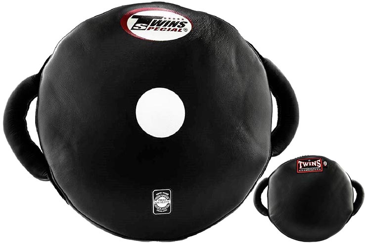 Round punch shield, Leather - PML12, Twins