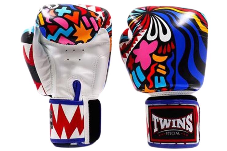 Leather Boxing Gloves, Training - BGVL Fantasy 3, Twins