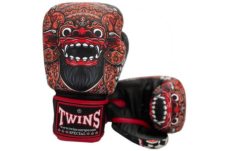 Leather Boxing Gloves, Training - BGVL Fantasy 1, Twins