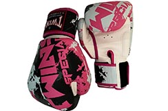 Leather Boxing Gloves, Training - BGVL Fantasy 2, Twins