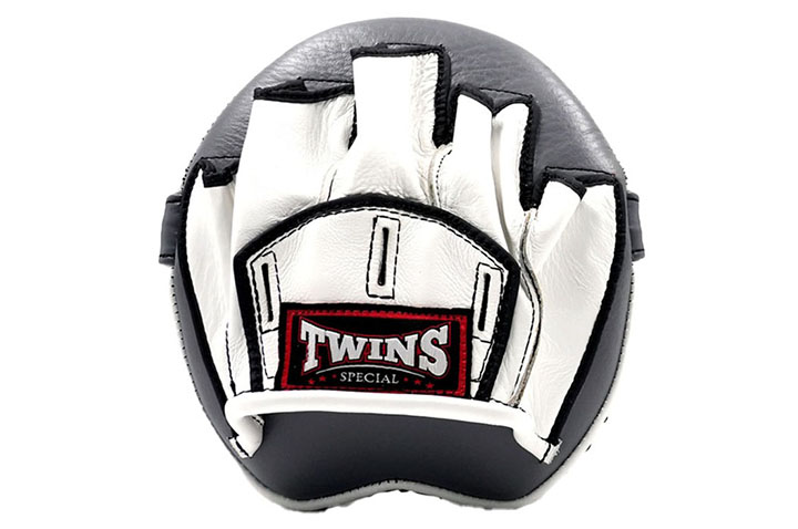 Mini manoplas curvas de cuero – PML13, Twins