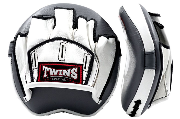 Mini manoplas curvas de cuero – PML13, Twins