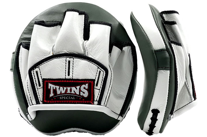 Mini manoplas curvas de cuero – PML13, Twins