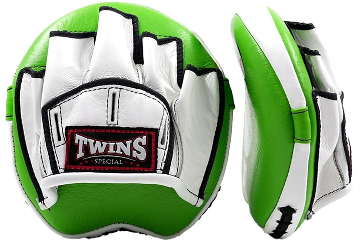 Mini manoplas curvas de cuero – PML13, Twins