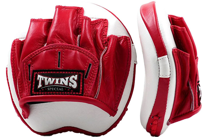 Mini manoplas curvas de cuero – PML13, Twins