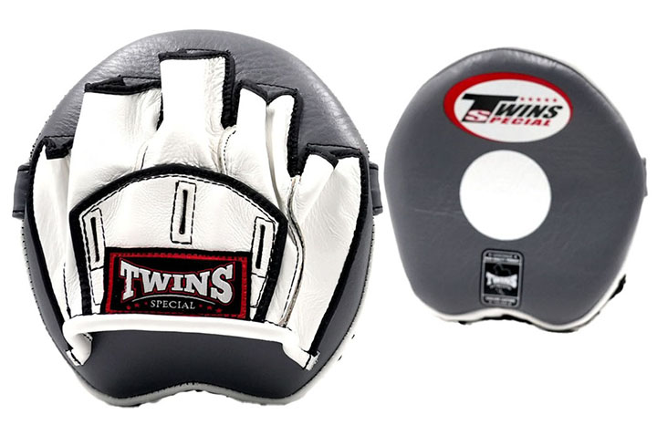 Mini manoplas curvas de cuero – PML13, Twins