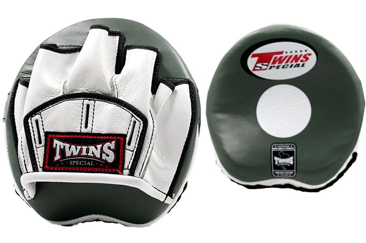 Mini manoplas curvas de cuero – PML13, Twins