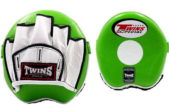 Mini manoplas curvas de cuero – PML13, Twins