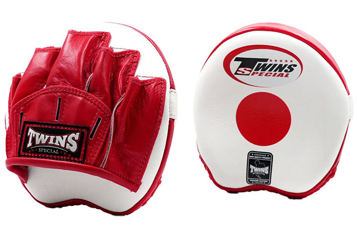 Mini manoplas curvas de cuero – PML13, Twins
