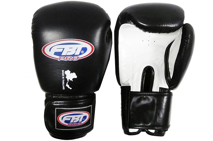 Luvas de Muay Thaï, Couro - BG4, FBT PRO