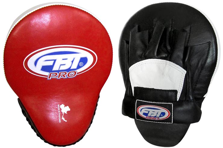 Manoplas de Boxeo curvadas, Cuero - FM1, FBT Pro