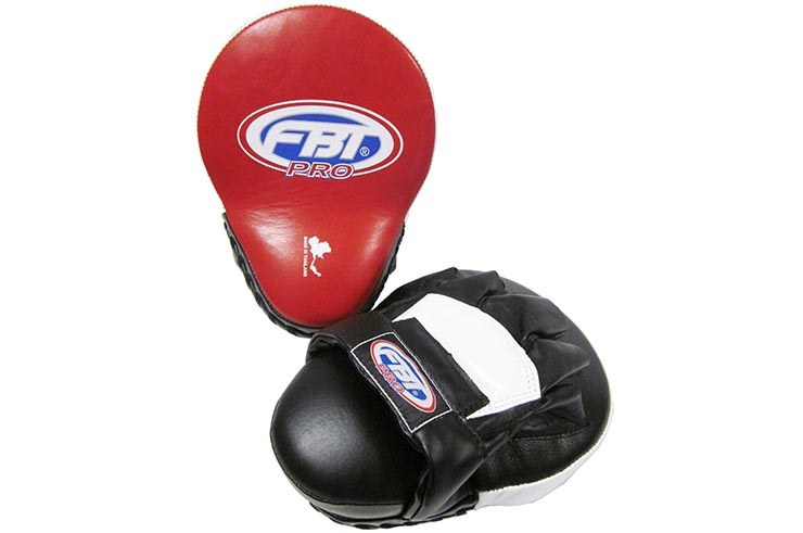 Manoplas de Boxeo curvadas, Cuero - FM1, FBT Pro