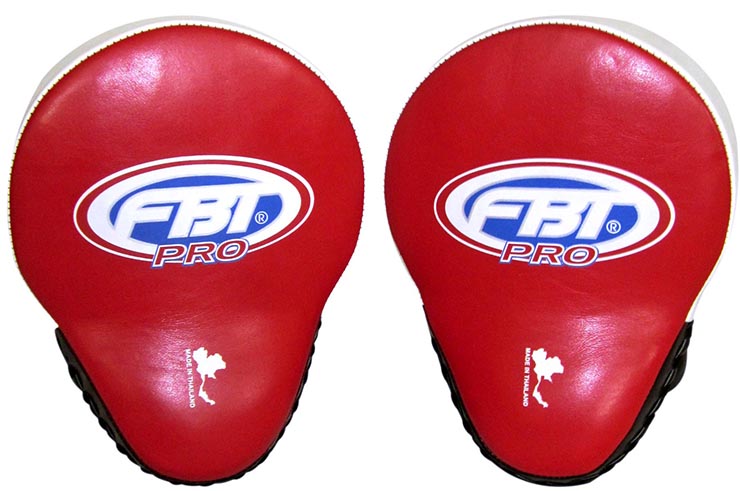 Manoplas de Boxeo curvadas, Cuero - FM1, FBT Pro