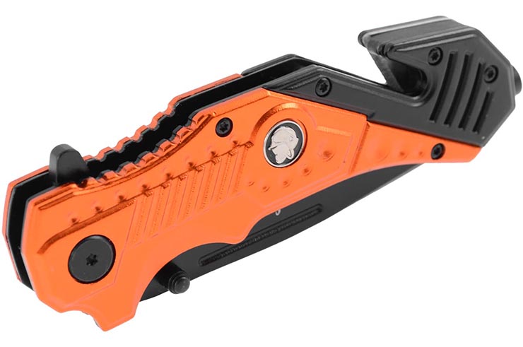 Pocket tactical knife - Pompier de Paris, anodized aluminum (8cm)