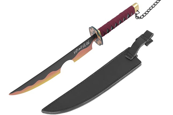Faca tipo Tanto, Nichirin, Tengen Uzui - Demon Slayer