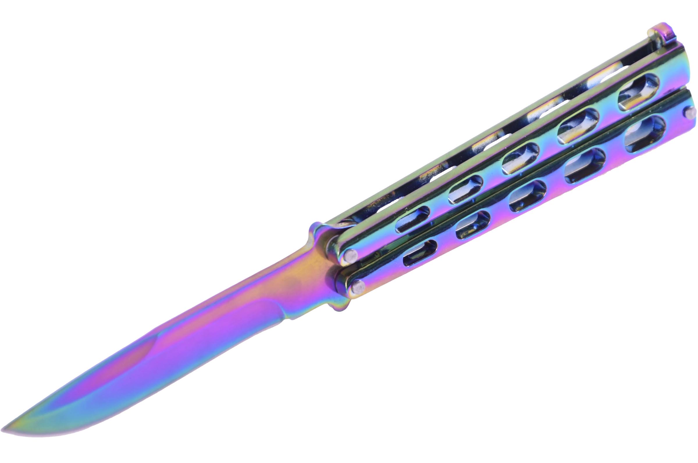 Butterfly Knife, Stainless Steel (22 cm) 