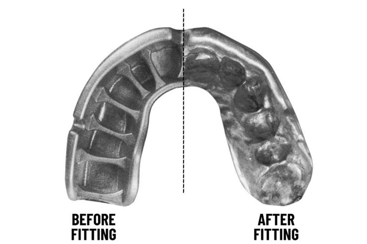 Single mouthguard, Thermoformable - OPRO x UFC Self-fit, OPRO