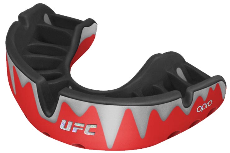 Single Mouthguard, Thermoformable - OPRO x UFC Self-fit Platinum, OPRO