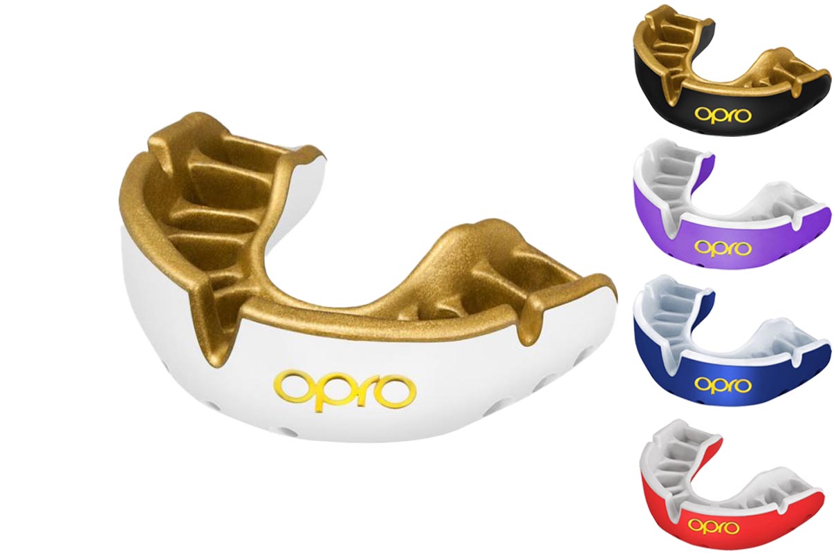 OPRO NOUVEAU Protège-dents Gold pour appareil dentaire de sport