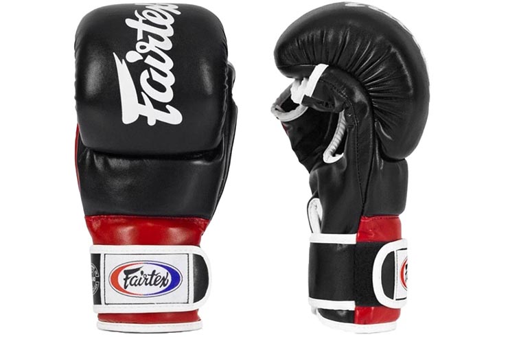 MMA Gloves, Leather - V18, Fairtex
