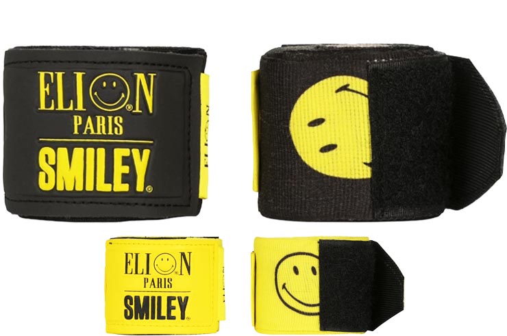 Bandas de Boxeo, 450cm - Smiley, Elion Paris