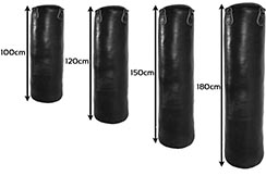 Leather Punching bag, Black - Without logo