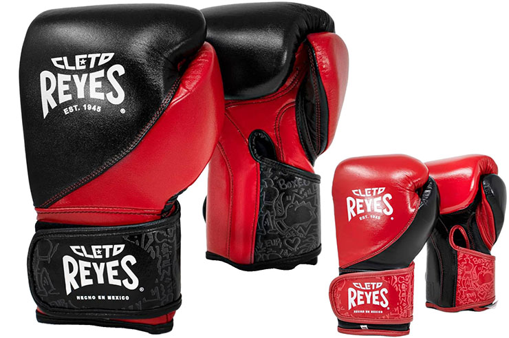 Guantes de entrenamiento Pro, Red & Black - High precision, Cleto Reyes