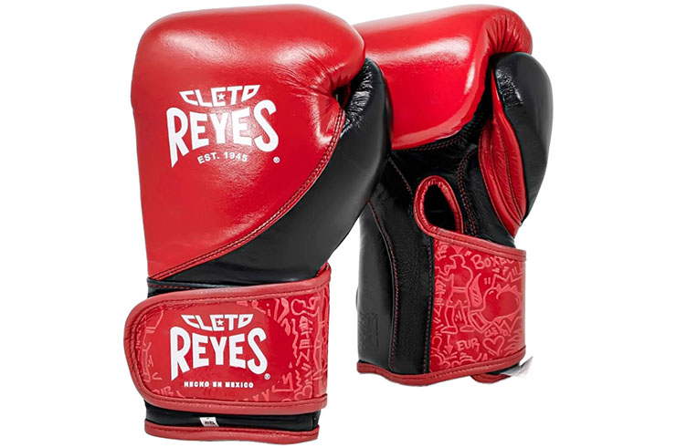 Guantes de entrenamiento Pro, Red & Black - High precision, Cleto Reyes