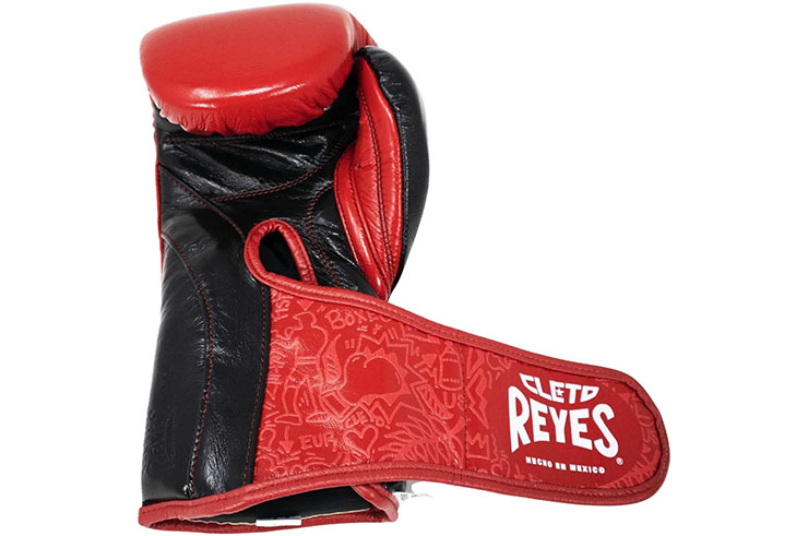 Guantes de entrenamiento Pro, Red & Black - High precision, Cleto Reyes