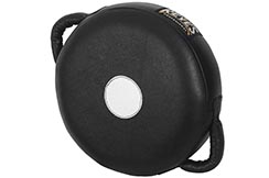 Round punching pad, Black - Leather, Cleto Reyes