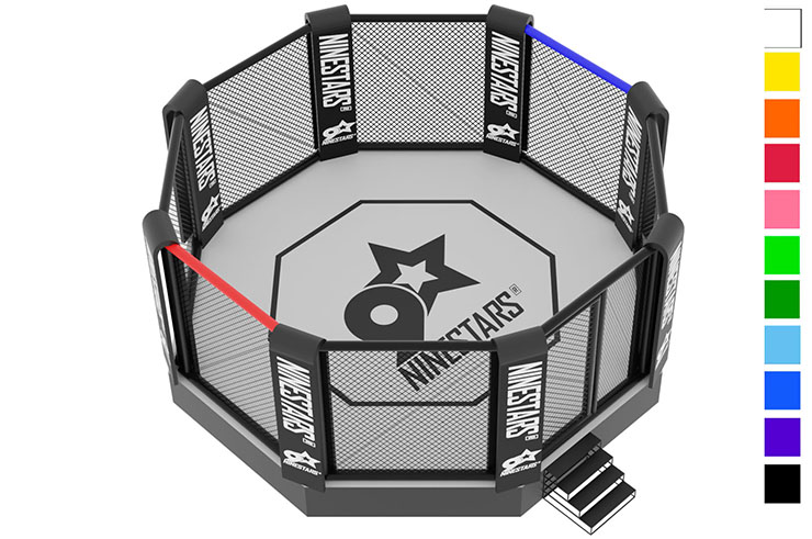 Jaula de MMA reforzada con pequeña plataforma - 100% Personalizable | NineStars®