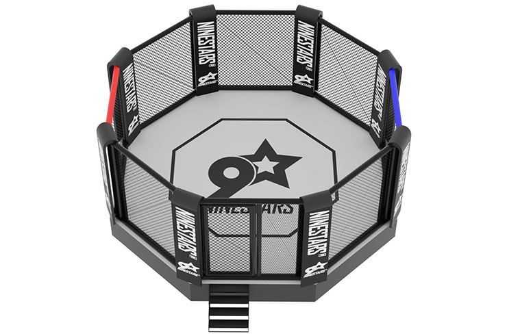 Jaula de MMA reforzada con pequeña plataforma - 100% Personalizable | NineStars®