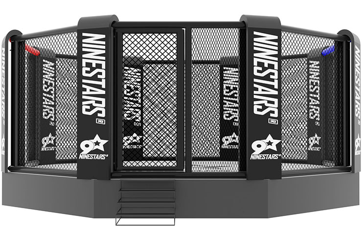 Jaula de MMA reforzada con pequeña plataforma - 100% Personalizable | NineStars®
