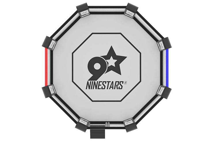 Jaula de MMA reforzada con pequeña plataforma - 100% Personalizable | NineStars®