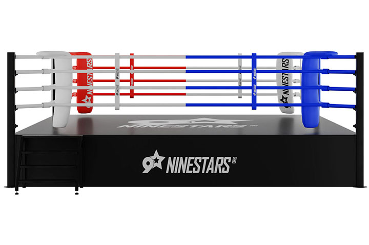 Ringue de boxe reforçado sobre plataforma, 100% personalizável | NineStars®