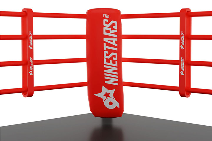 Ringue de boxe reforçado sobre plataforma, 100% personalizável | NineStars®