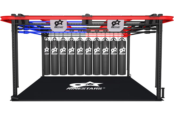 Boxing ring & integrated training area (customizable), NineStars