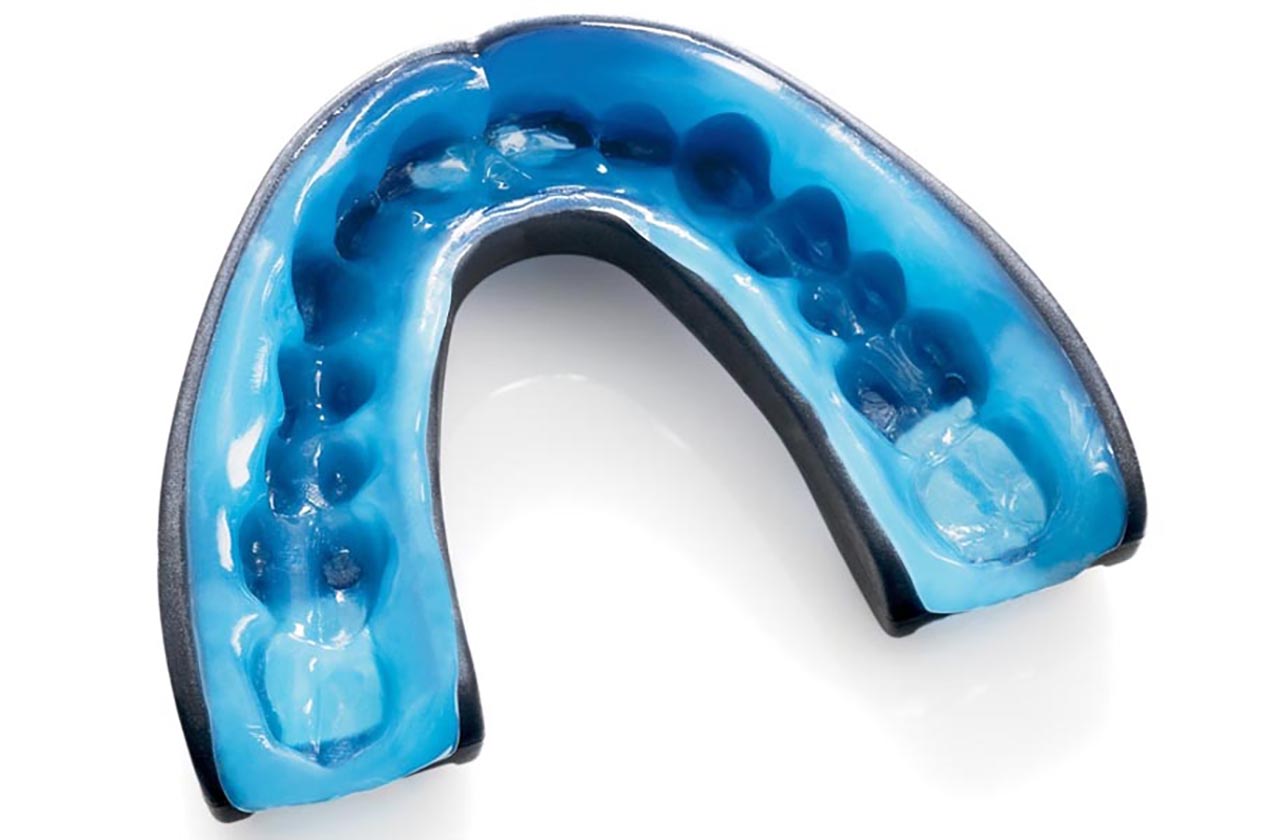 6100 GEL MAX - Protège dents - Bleu/Noir - SHOCK DOCTOR