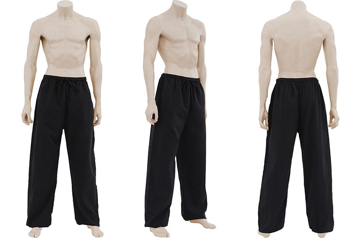 Pantalon Kung-fu, Tai Chi, 100% Coton