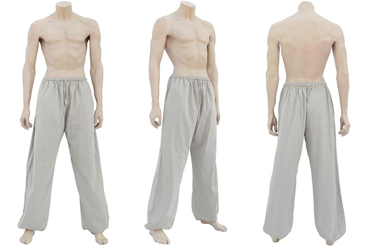 Pantalon Kung-fu, Tai Chi, 100% Coton