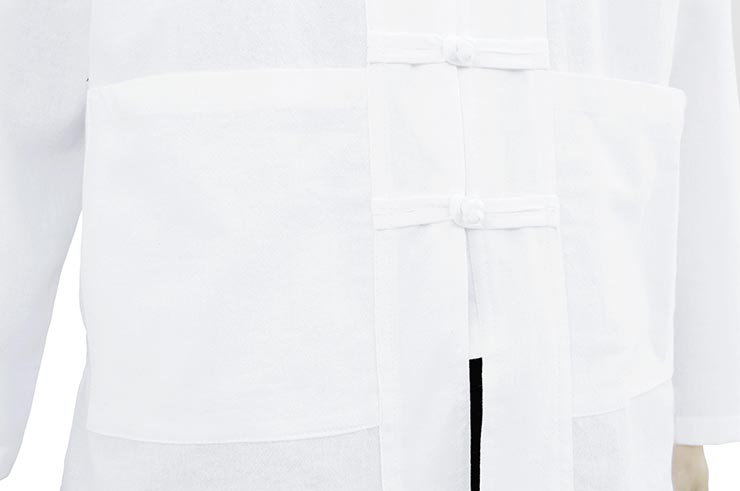 Tai Chi, Taiji uniform, Mao collar with Brandenburg closure, 100% Cotton