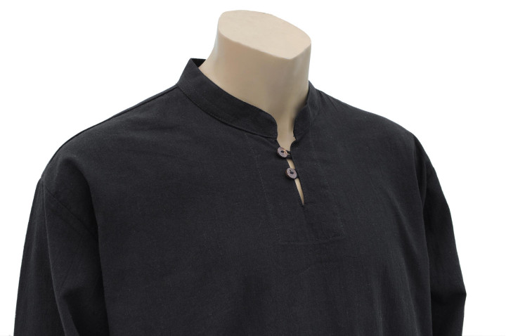 Vestido Tai Chi, Taiji Colarinho mao à botões, 100% Algodão