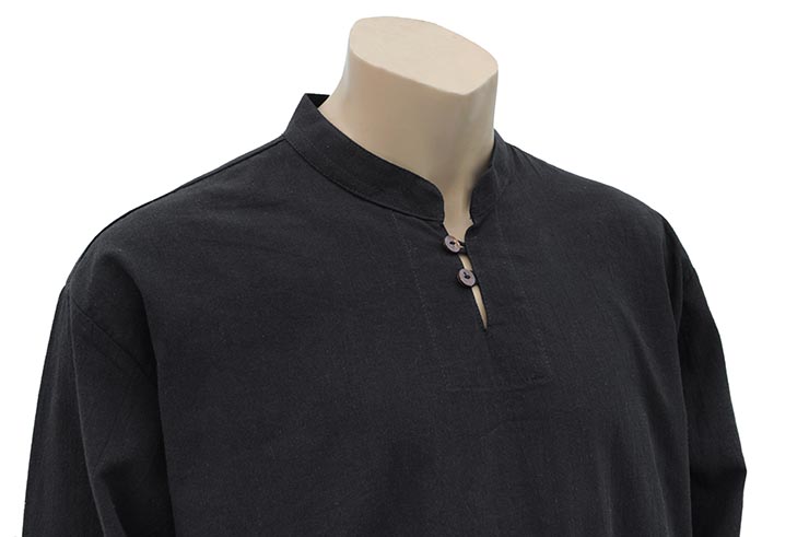 Tai Chi, Taiji uniform Mao collar with buttons, 100% cotton